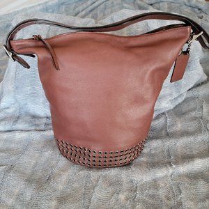 Coach Bleeker Grommets Duffle Sac Bucket Bag